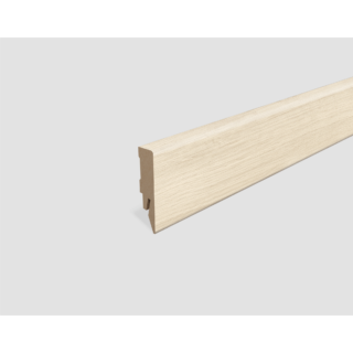 EGGER Sockelleiste 'L728' Eiche weiss 2400 x 58 x 14 mm