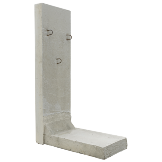 EHL L-Stein Beton grau 85 x 50 x 155 cm