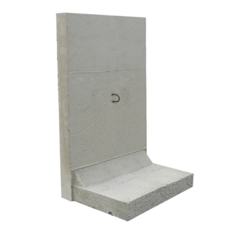 EHL L-Stein Beton grau 95 x 50 x 180 cm