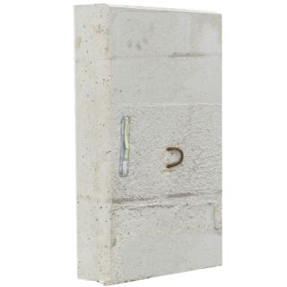 EHL L-Stein Ecke Beton grau 50 x 50 x 80 cm 2-teilig