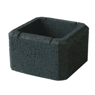 EHL Mauerstein 'Planomur' anthrazit 32,5 x 32,5 x 20 cm