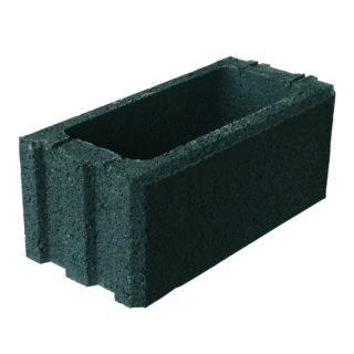 EHL Mauerstein 'Planomur' Beton anthrazit 50 x 25 x 20 cm