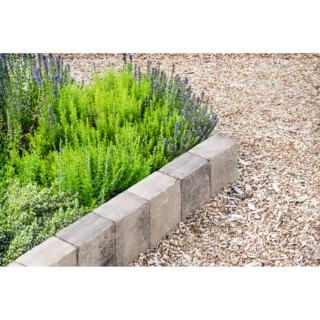 EHL Palisade 'Verona' grau-anthrazit 40 x 20 x 14 cm