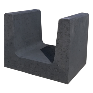 EHL U-Stein anthrazit 50 x 40 x 40 cm