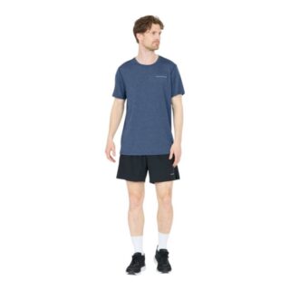 Endurance Abdon Melange SS Tee Gr. L Blau Herren