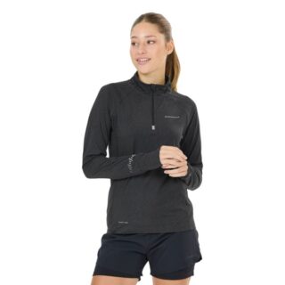 Endurance Canna V2.0 Melange Midlayer Gr. 36 Grau / Schwarz Damen