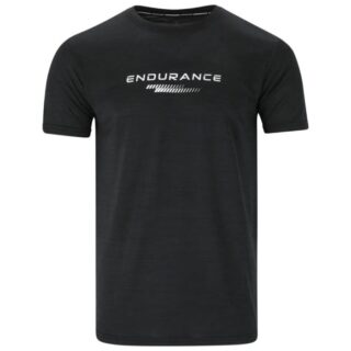 Endurance Portofino S/S Performance Laufshirt für Herren – Leicht, atmungsaktiv, schwarz, optimaler Komfort & Geschwindigkeit