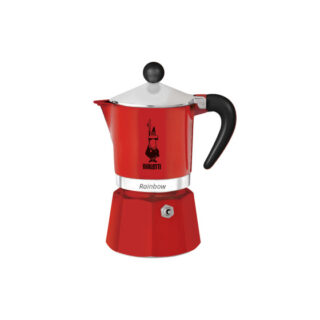 Espressokocher Bialetti Moka Rainbow 3-cup Red