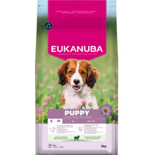 Eukanuba Premium Nutrition Puppy Small & Medium Breed Lamm & Reis - 12 kg