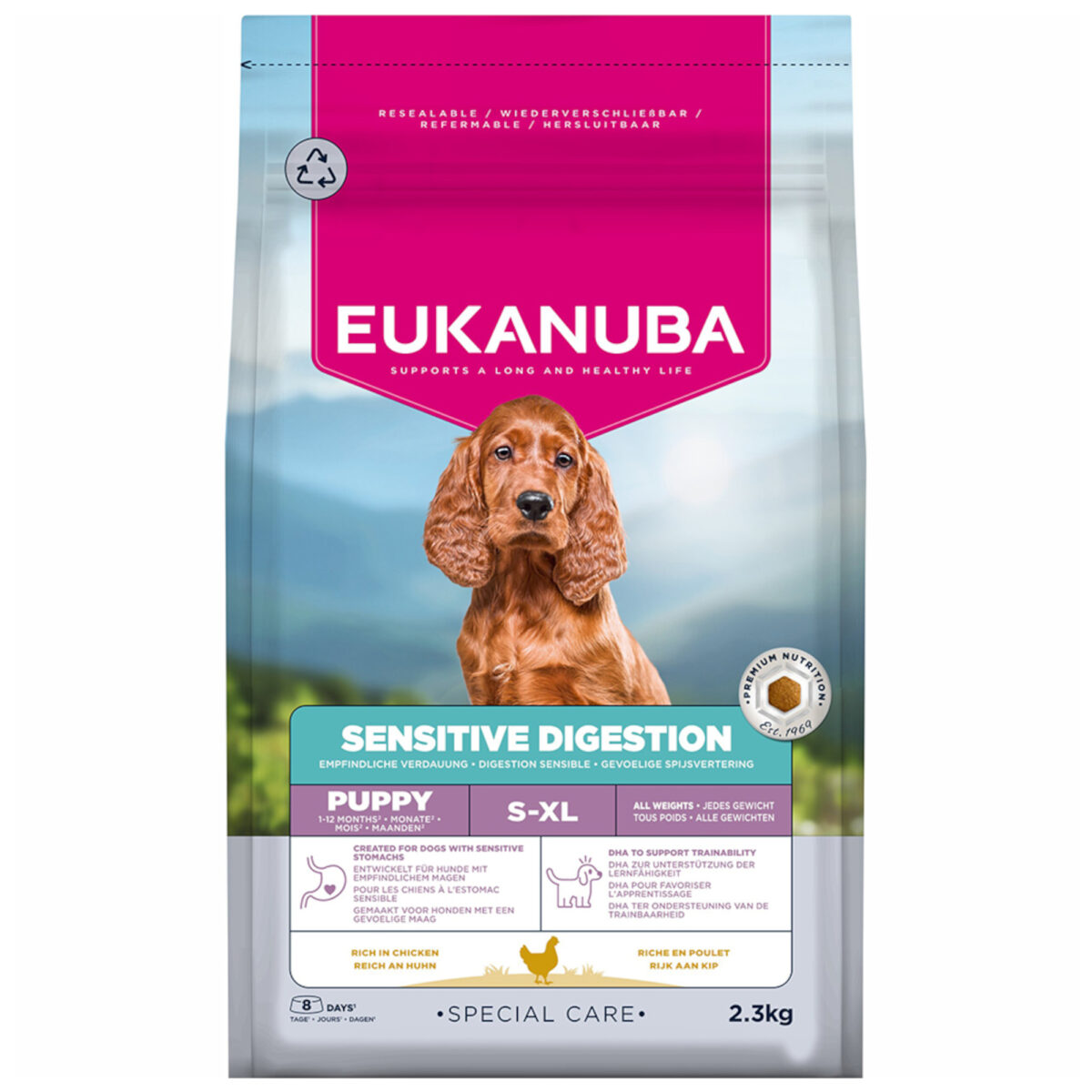 Eukanuba Special Care Sensitive Digestion Puppy mit Huhn & Pute - 12 kg