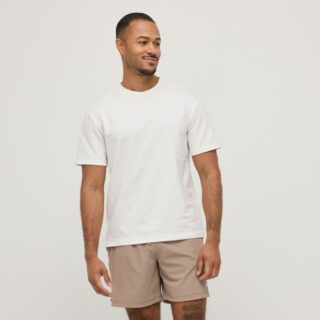 EYDA Ben Cotton SS Tee Gr. L Weiß Herren