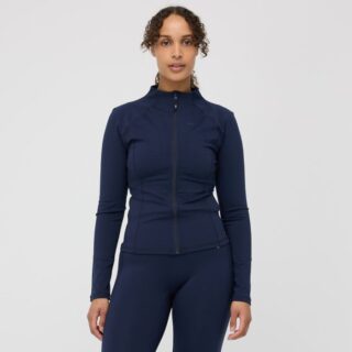 EYDA Caya Zip Long Sleeve Gr. L Blau Damen