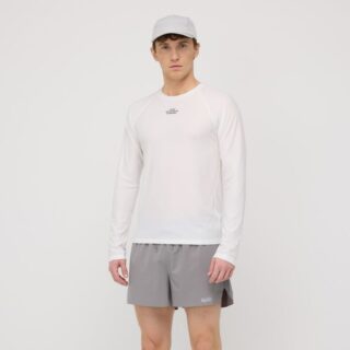 EYDA Noah Baselayer Long Sleeve Running Tee Gr. L Weiß Herren