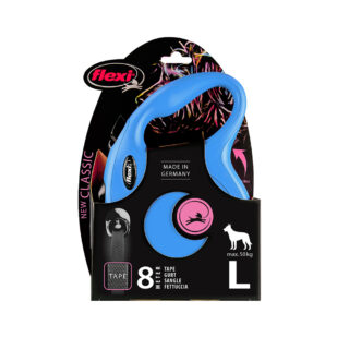 flexi New Classic Gurt-Leine L blau, 8 m,