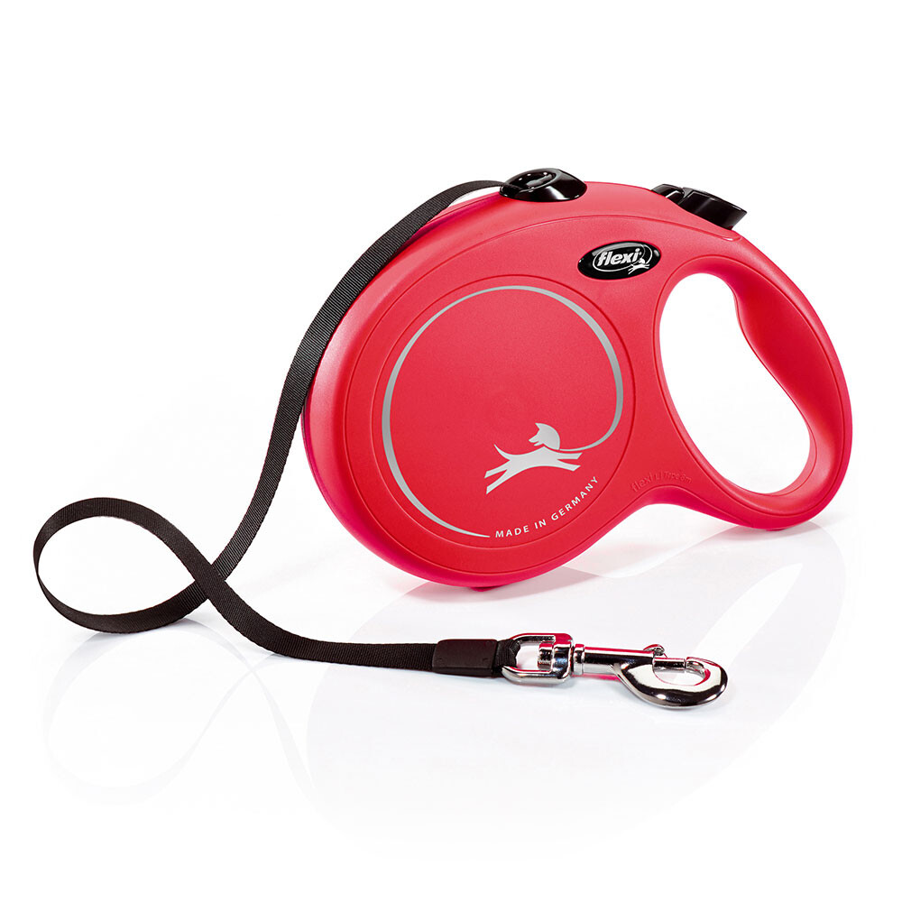 flexi New Classic Gurt-Leine L rot, 8 m,