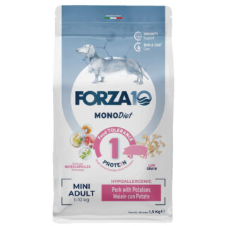 Forza10 Mini Diet Low Grain mit Schwein & Kartoffeln - 1,5 kg