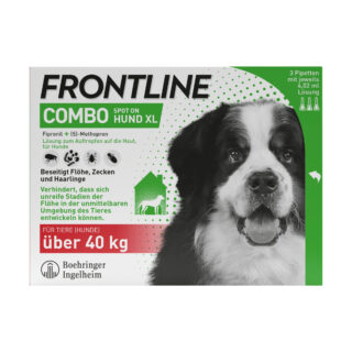 Frontline® Combo Spot-on Hund XL ( ab 40 kg) - 3 Pipetten x 4,02 ml