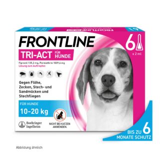 Frontline® TRI-ACT Hunde M (10 - 20 kg) - 3 Pipetten x 2 ml
