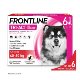 Frontline® TRI-ACT Hunde XL (40 - 60 kg) - 3 Pipetten x 6 ml
