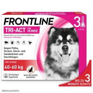 Frontline® TRI-ACT Hunde XL (40 - 60 kg) - 6 Pipetten x 6 ml