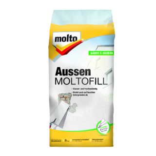 Füll- und Spachtelmasse 'Moltofill' außen weiß 5 kg