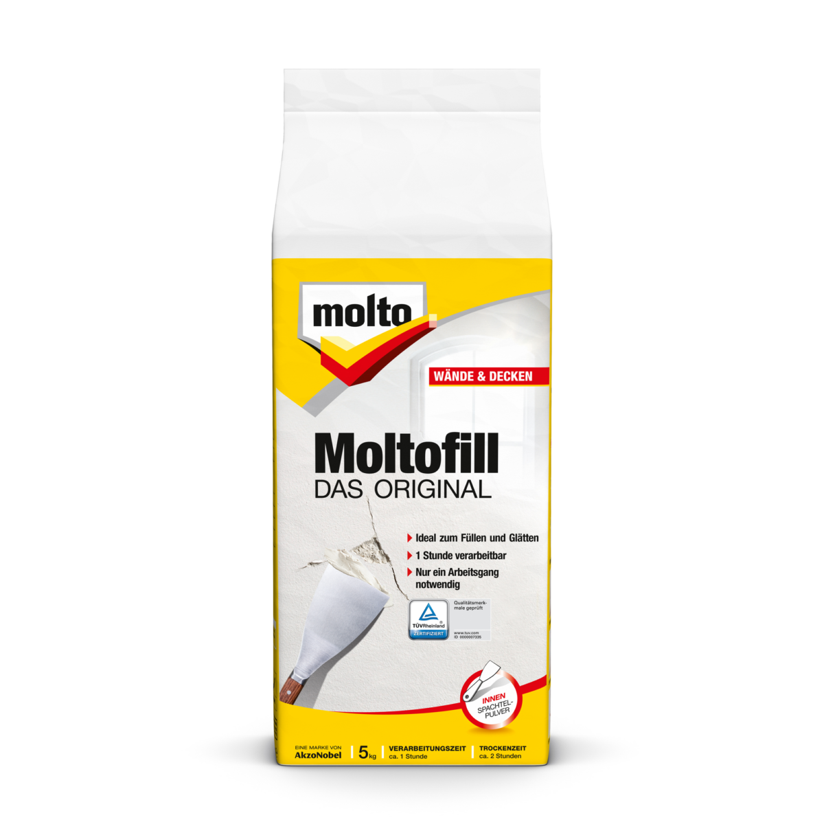 Füll- und Spachtelmasse 'Moltofill - Das Original' 5 kg