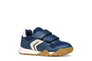 Geox Klettschuh "J RANN-E BOY" Halbschuh mit Kontrastbesatz, Größenschablone zum Download