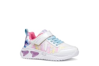 Geox Sneaker "J ASSISTER GIRL DISNEY - LILO & STITCH" Klettschuh mit Stitch-Motiv, Größenschablone zum Download