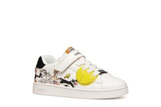 Geox Sneaker "J ECLYPER BOY" Klettschuh mit Looney Tunes Motiv, Größenschablone zum Download
