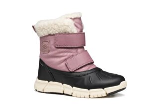 Geox Winterboots "J FLEXYPER GIRL B AB" Snowboots, Klettstiefel mit Warmfutter, Größenschablone zum Download