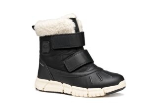 Geox Winterboots "J FLEXYPER GIRL B AB" Snowboots, Klettstiefel mit Warmfutter, Größenschablone zum Download