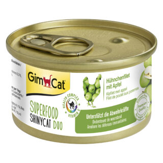 GimCat Superfood ShinyCat Duo 6 x 70 g - Mixpaket (4 Sorten)
