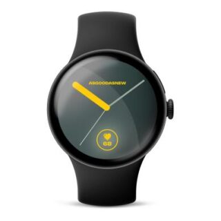 Google Pixel Watch 4 matte black 45mm Sportarmband obsidian (Wi-Fi)