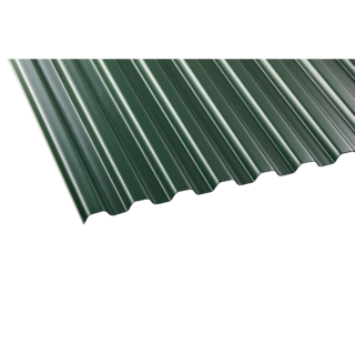Gutta PVC-Wellplatte 'Trapez 70/18' grün 200 x 90 x 0,12 cm