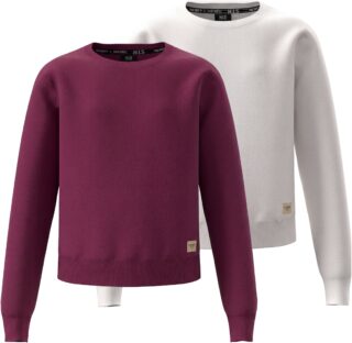 H.I.S Sweatshirt "2er Pack H.I.S Sweats, Must-Have Basic in kurzer Form", 2er Packung, 2 Sweatshirts im Pack, Basics in modischen Farben, Langarm