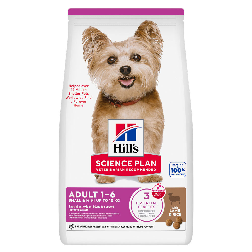 Hill's Science Plan Adult 1-6 Small & Mini mit Lamm & Reis - 6 kg