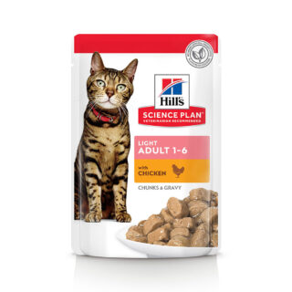 Hill's Science Plan Adult Light - Mix: Huhn- und Meeresfisch (12 x 85 g)