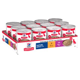 Hill's Science Plan Mature Adult 7+ - mit Rind (6 x 370 g)