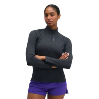 HOKA SkyForm Half Zip Gr. L Schwarz Damen