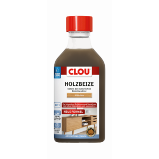 Holzbeize 'Aqua Clou' Nr. 2523 eichefarben 250 ml