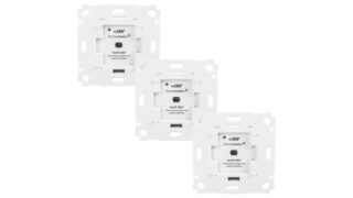 Homematic IP Smart Home 3er-Set Dimmaktor HmIP-BDT für Markenschalter - Phasenabschnitt