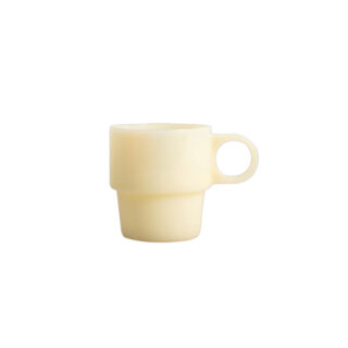 Homla PALLORA Yellow Glas mit Henkel, 250 ml