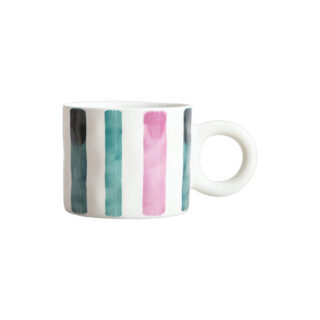Homla TERNA Coloured Stripes Becher, 350 ml