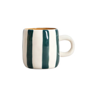 Homla TORRIT Green Stripes Becher, 100 ml