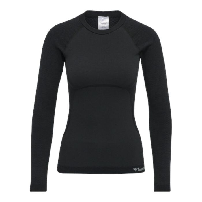 Hummel Clea Seamless Tight LS Tee Gr. L Schwarz Damen