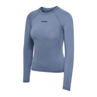 Hummel Prima LS Tee Gr. L Blau Damen