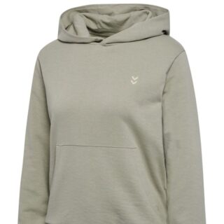 Hummel Pulse Sweat Hoodie Damen XS – Bequemer Lauf- und Trainingspullover in Grün für optimale Performance
