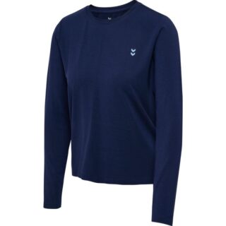 Hummel Yoga Soft Loose LS Tee Gr. S Blau Damen