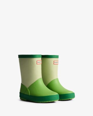 Hunter Gummistiefel "Original kids first colour block insulated" wasserdicht & gefüttert