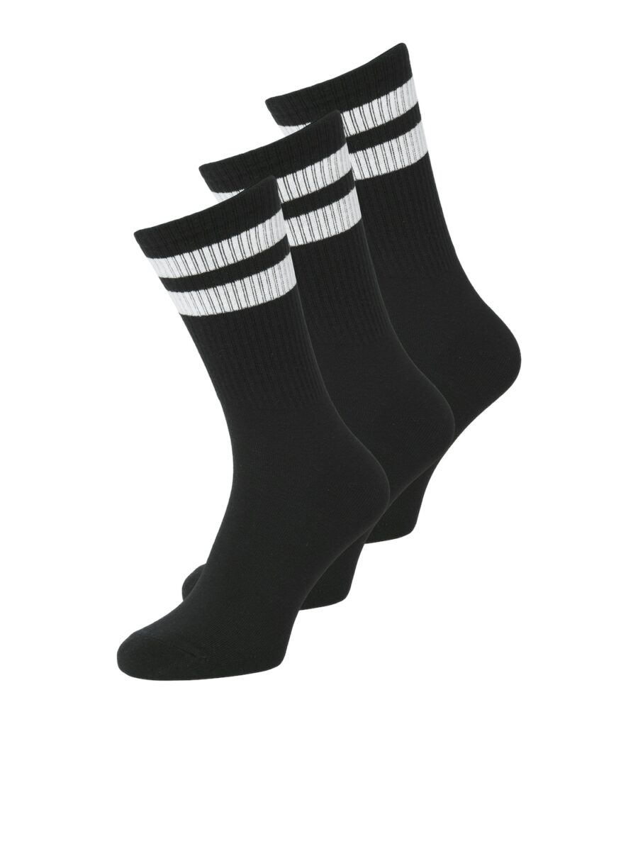 Jack & Jones Freizeitsocken "JACTRAVIS – Tennissocken mit Stretch und hohem Komfort" Packung, 3 Stk. tlg. unifarben, casual